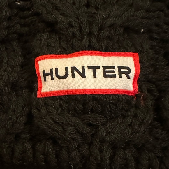 Hunter Boots + Socks -Original Tall- Black (Socks Sz Medium) Excellent Condition - Picture 10 of 11